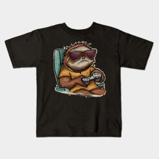 Sloth Start To The Game Kids T-Shirt